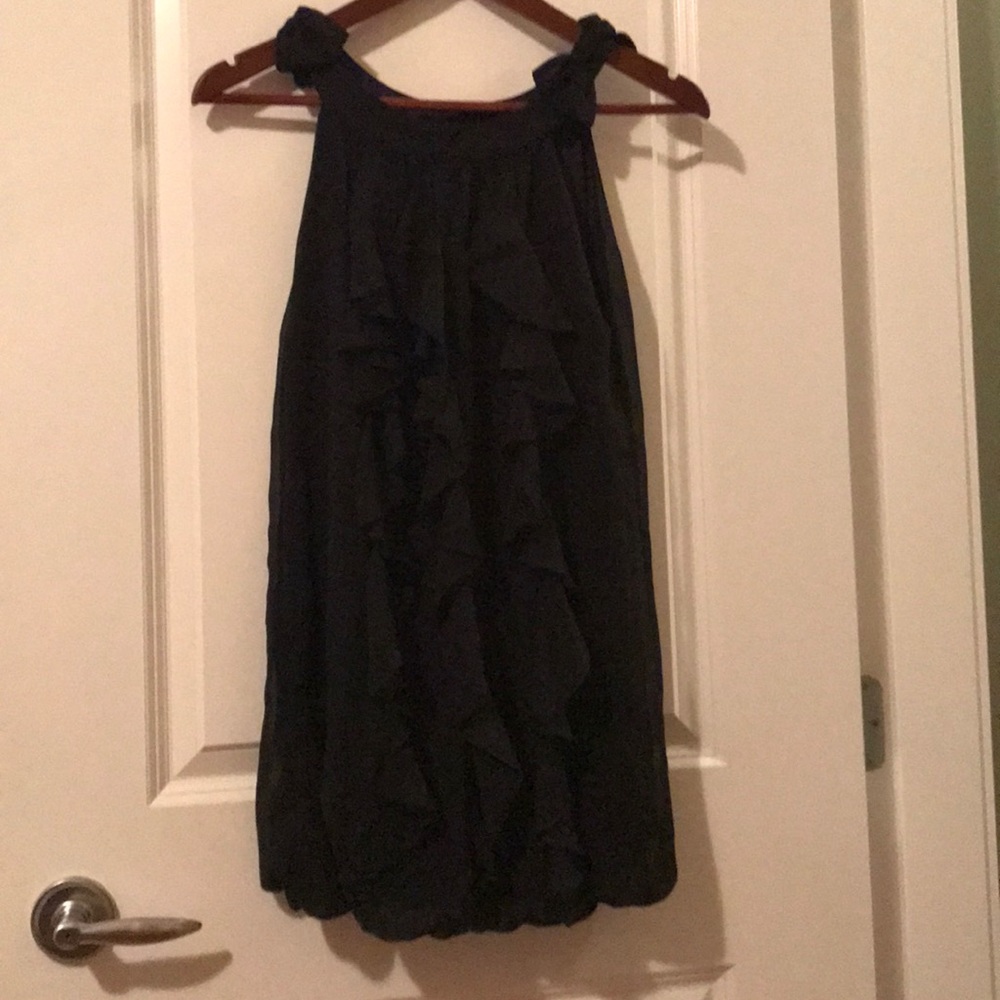 Little black ruffle dress